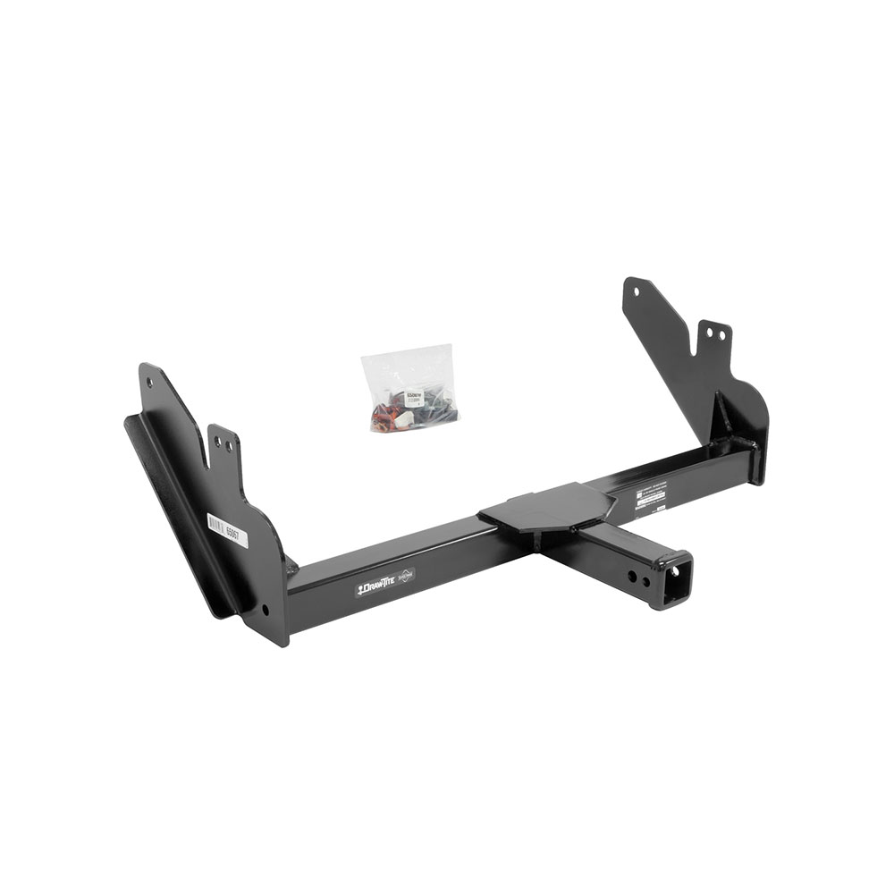 Draw-Tite Trailer Hitch Front, 2 Inch Square Receiver, 500 Pound Tongue Weight/ 9000 Pound Line Pull – 65067