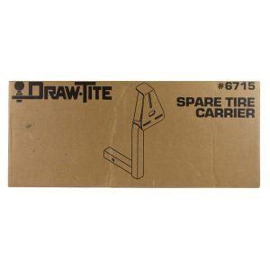 Draw-Tite Spare Tire Carrier, For Front Hitch Mount, Fits 2 Inch Receiver, 100 Pound Maximum Tire Weight – 6715