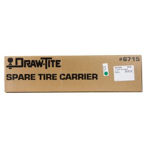 Draw-Tite Spare Tire Carrier, For Front Hitch Mount, Fits 2 Inch Receiver, 100 Pound Maximum Tire Weight – 6715