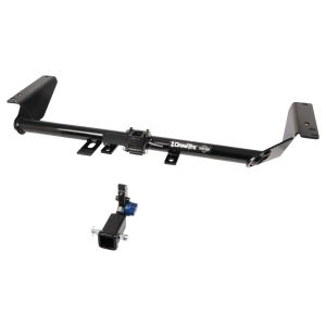 Draw-Tite Trailer Hitch Rear, Hidden Hitch, Class III, Round Tube Welded, 2 Inch Receiver – 76916