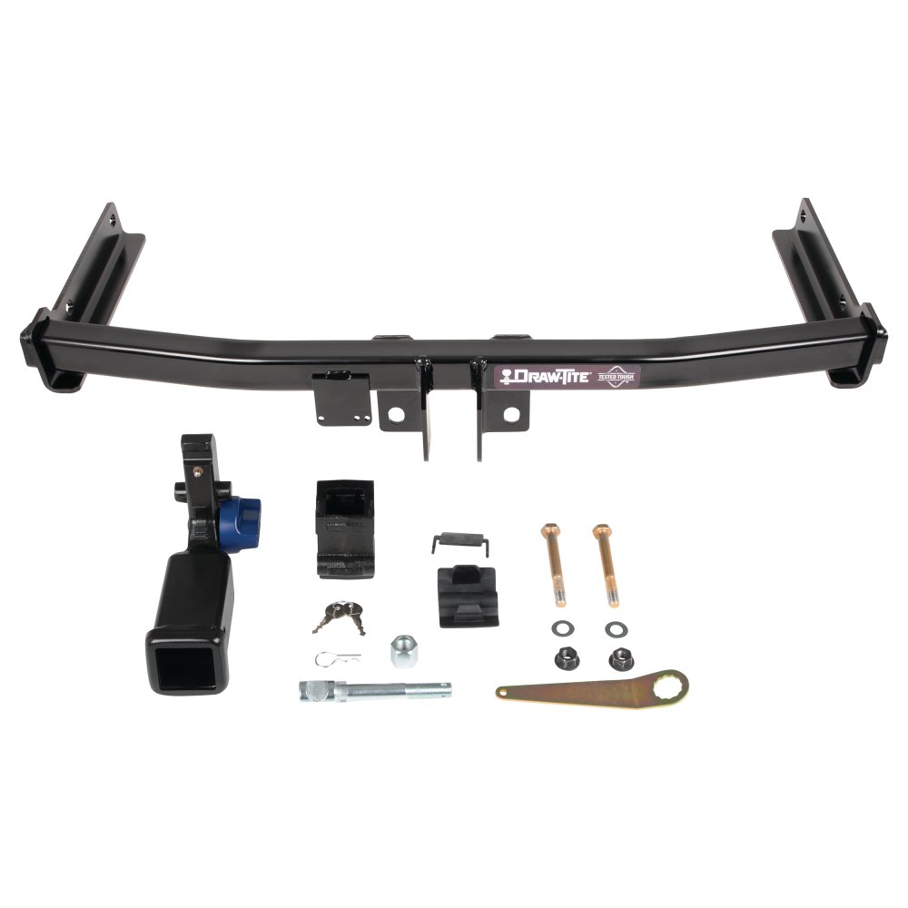 Draw-Tite Trailer Hitch Rear, Hidden Hitch, Class III, Square Tube Welded, 2 Inch Receiver – 76918