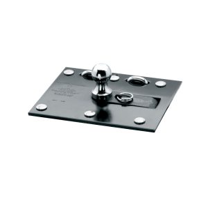 Draw-Tite Gooseneck Trailer Hitch Head, Fold-Down, 6250 Pound Weight Carrying/25000 Pound Weight Distributing, Powder Coated, Black – 8339