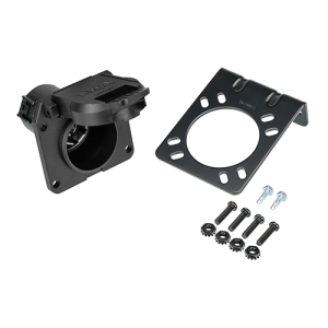 Draw-Tite Trailer Wiring Connector, Towpower, Vehicle Side, 7-WAY Blade, With Mounting Hardware – 85219