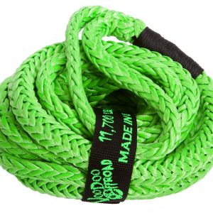 Daystar Recovery Strap, Voodoo Offroad, 1/2 Inch Round X 20 Foot Long, Rated to 11700 Pounds, Without Sleeve, Green – 1300007