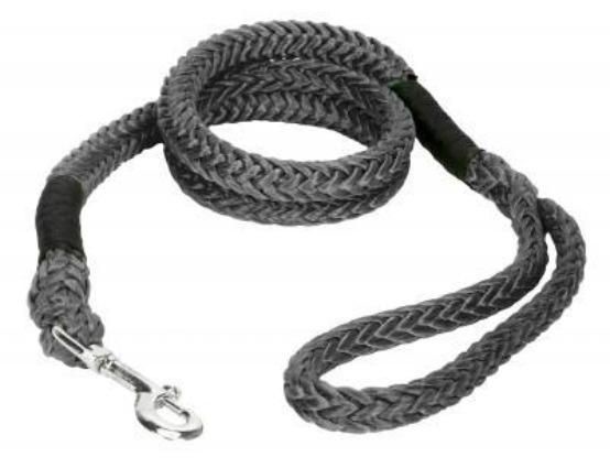 Daystar Pet Leash, Voodoo Offroad, For Use with Dogs, Rope Type with Loop Handle, 72 Inch Length X 1/2 Inch Width, Charcoal Gray – 1600002