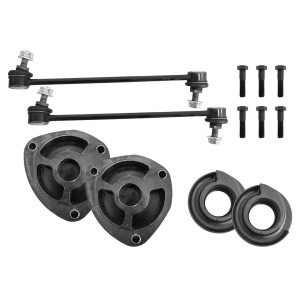 Daystar Lift Kit Suspension, 1-1/2 Inch Front Lift, 1-1/2 Inch Rear Lift, Without Shock Absorbers IN Kit – Shock Change Not Necessary – KF04062BK
