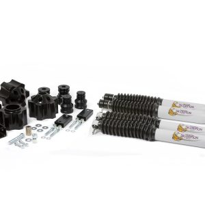 Daystar Lift Kit Suspension, Comfortride ™, 3 Inch Front Lift, 3 Inch Rear Lift, With Front and Rear Scorpion Shock Absorbers – KJ09153BK