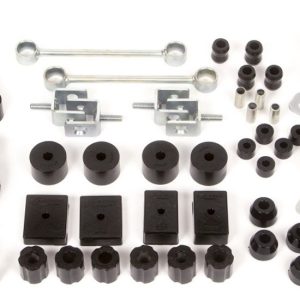 Daystar Lift Kit Suspension, 1-1/2 Inch Front Lift, 1-1/2 Inch Rear Lift, Without Shock Absorbers IN Kit – Shock Change Not Necessary – KJ09172BK