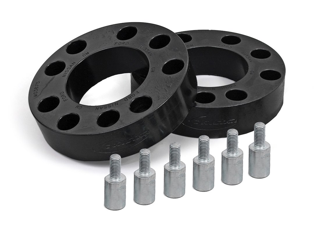 Daystar Leveling Kit Suspension, 2 Inch Lift, Strut Assembly Spacer, With 2 Strut Spacers and All Necessary Hardware – KN09108BK