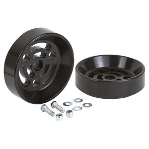 Daystar Helper Spring Cradle, Fits All 6 Inch Diameter Convoluted Air Bags, Mounts to Truck Lower Suspension, Polyurethane, Black – KU09140BK
