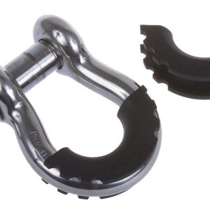 Daystar D-Ring Isolator, Fits 3/4 Inch D-Ring, Snap-On, Polyurethane, Black, Set of 2 – KU70056BK