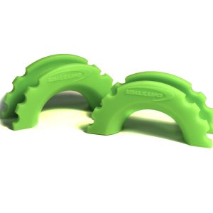 Daystar D-Ring Isolator, Fits 3/4 Inch D-Ring, Snap-On, Polyurethane, Fluorescent Green, Set of 2 – KU70056FG