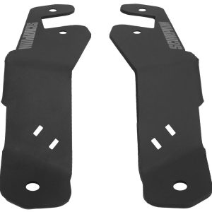 Daystar Driving/ Fog Light Mounting Bracket, Scorpion, Bolt-On, Powder Coated, Mounts Single Light to A-Pillar, Black, Aluminum, Set of 2 – P000011