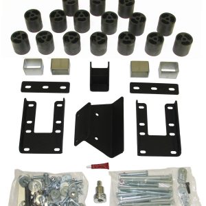 Daystar Lift Kit Body, 3 Inch Front/Rear Lift, Includes Lifting Blocks/ Front and Rear Bumper Brackets/Necessary Hardware – PA60203