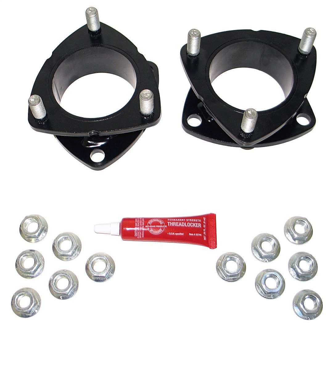 Daystar Leveling Kit Suspension, 2 Inch Lift, Strut Assembly Spacers, With Strut Assembly Spacers/ Installation Hardware/ Loctite – PADL233PA