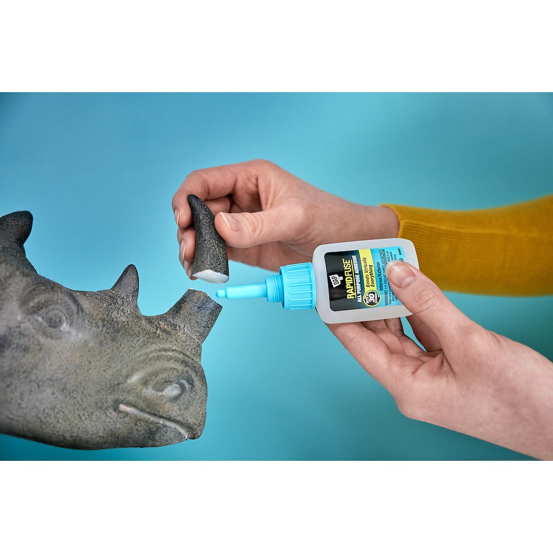 Dap Super Glue, Rapidfuse ®, Used on Wood/ Metal Rubber/ Plastic/ Ceramics/ Porcelain/ Fabric/ Stone/ Concrete/ Tile, Liquid – 7079800155