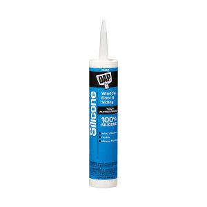 Dap Caulk Sealant, Used to Seal Around Windows/ Doors/ Siding/ Trim/ Gutter/ Vents/ Molding, Silicone Caulk, Non-Paintable, Clear – 7079808641