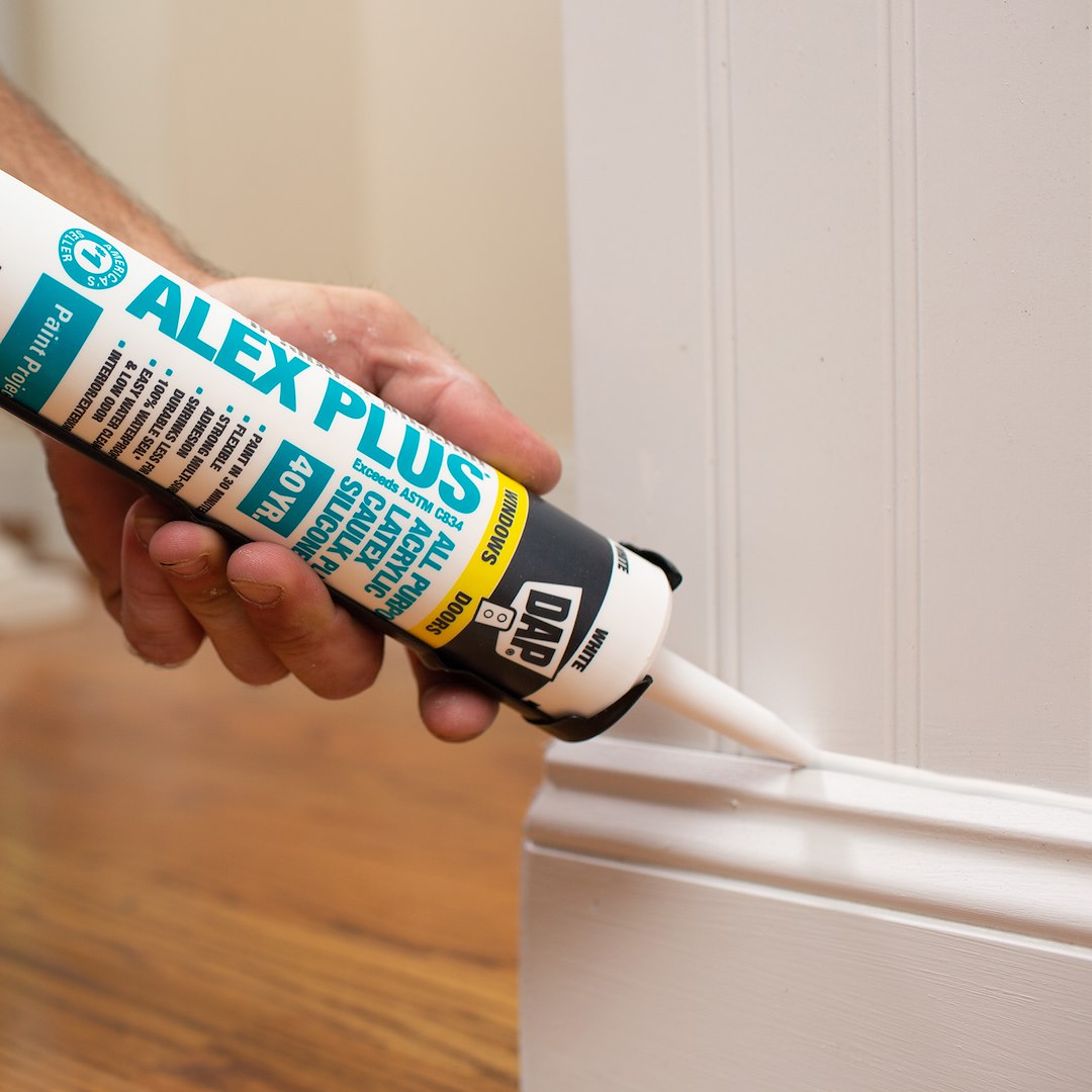 Dap Caulk Sealant, Alex Plus ®, Used for Sealing Siding/ Trim/ Window Frame/ Doors Frame/ Vents/ Corner Joints – 7079818152