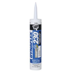 Dap Caulk Sealant, Dynaflex 230 ®, Used for Sealing Siding/ Trim/ Windows/ Doors/ Vents/ Corner and Butt Joints – 7079818304
