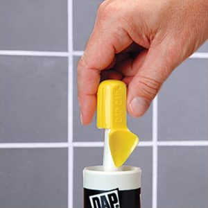 Dap Caulk Finishing Tool, Cap ™, Trims Excess Caulk for Smooth Finish and Seals Cartridge for Storage and Reuse, Yellow, Single – 7079818570