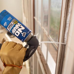 Dap Foam Sealant, Use to Fill Gaps/ Cracks and Stop Air Infiltration Around Door Jambs and Window Frames, Bright White, 12 Ounce – 7565004000