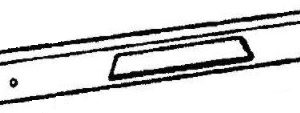 Dometic Refrigerator Trim, Replacement for Dometic RM2820 Refrigerator, Front Upper – 2931865139
