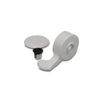 Dometic Toilet Flush Pedal, Replacement Foot Pedal for Dometic 110/ 210 Traveller Lite® Model Toilet, Built-IN, White, With Cartridge – 385311121