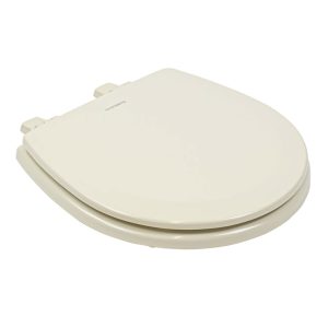 Dometic Toilet Seat, D-Shape, Closed Front, Bone, With Cover – 385344437