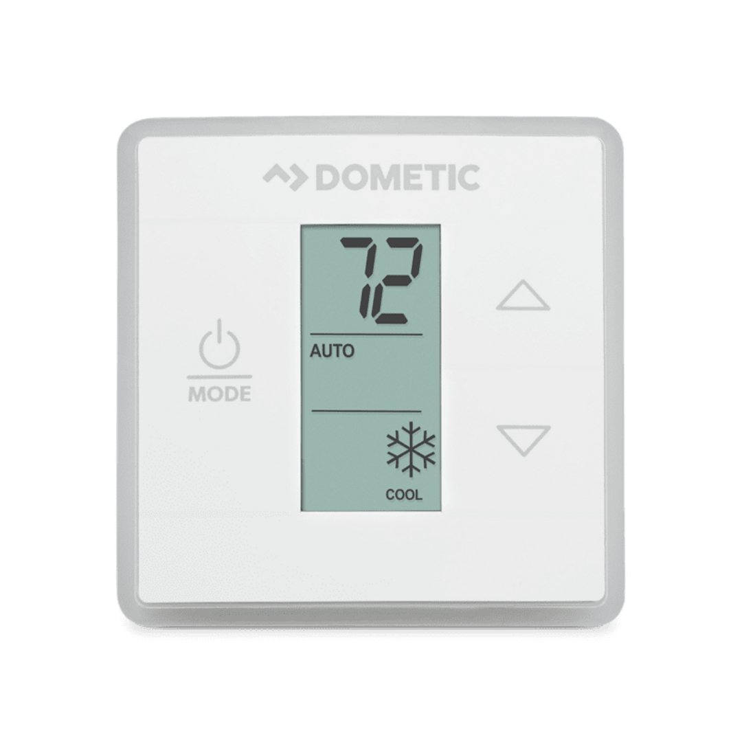 Dometic Wall Thermostat, Use with Dometic Air Conditioners, Single Zone, Cool/ Furnace/ Heat Strip/ Heat Pump, Programmable, Lcd Display – 3316250.700