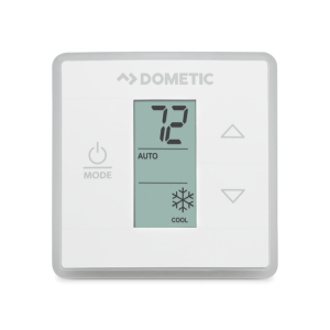 Dometic Wall Thermostat, Single Zone, Cool/ Furnace, Programmable, Lcd Display, 12 Volt DC, With Low/ High/ Auto Fan Speed Control – 3316230.700