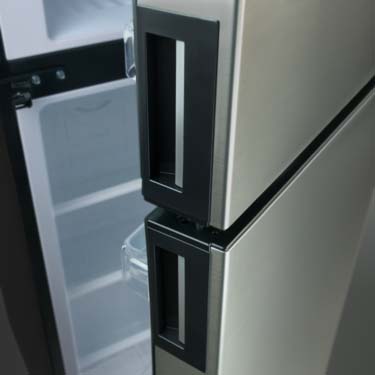 Dometic Refrigerator, Dual Compartment Refrigerator with Freezer, Permanent Mount, DMC4101L, Left Hand Hinge, 10 Cubic Foot – 9600026947