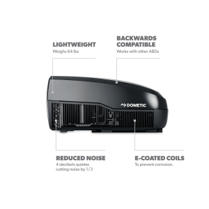 Dometic Air Conditioner, Freshjet 3, Fits 14 Inch X 14 Inch Vent Openings, 15000 Btu, Ducted or Non-Ducted, Black, 115 Volt – FJX3573MBKAS