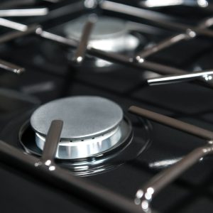 Dometic Stove, Range, Model CRG3335LIFBB, Stainless Steel Top/ Glass Door/ Stainless Control Panel and Black Knobs – 9610002671