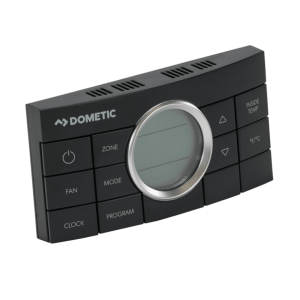Dometic Wall Thermostat, Comfort Control Center II, Use with Dometic Air Conditioners, Multi Zone, Heat/ Cool/Heat Pump/ Heat Strip – 3314082.000