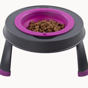 Dexas Pet Dish, Single Dish, 1.5 Cup Capacity, Fuchsia – PW1304322405