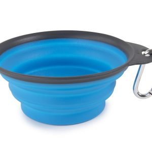 Dexas Pet Dish, One Collapsible Travel Cup, Pro Blue – PW2004322194