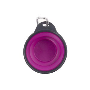 Dexas Pet Dish, One Collapsible Travel Cup, Fuchsia – PW2004322405