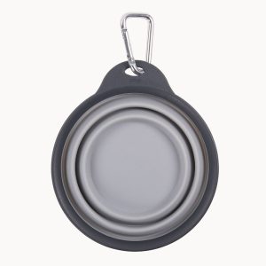 Dexas Pet Dish, One Collapsible Travel Cup, Light Gray – PW200432429