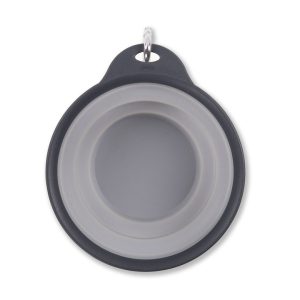 Dexas Pet Dish, One Collapsible Travel Cup, Light Gray – PW200432429