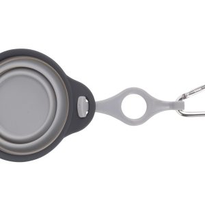 Dexas Pet Dish, Travel Cup, With Bottle Holder and Carabiner – PW220432429