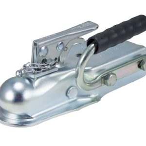 Dutton Trailer Coupler Handle, Fits Dutton Lainson 1-7/8 Inch and 2 Inch Trailer Couplers, Zinc Plated, With Grip – 13350