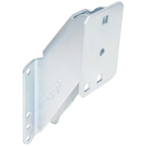 Dutton Spare Tire Carrier Reinforcement Bracket, Fits to 3 Inch X 5 Inch Trailer Tongue, 9 to 14 Inch Tire, Zinc Tuffplate, Steel – 22120