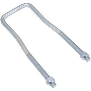 Dutton Spare Tire Carrier, Trailer Mount, Fits 4 or 5 Hole Rims, Zinc Plated, With Nuts – 22128