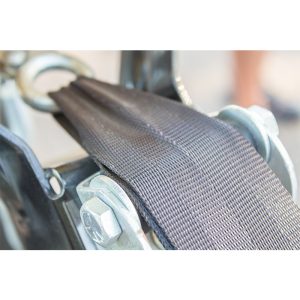 Dutton Winch Hook Strap, Polyester, 2600 Pound Tensile Strength, 4000 Pound Breaking Strength, Black, With Hook/ Mounting Hardware – 24240