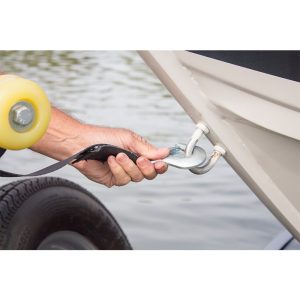 Dutton Winch Hook Strap, Polyester, 2600 Pound Tensile Strength, 4000 Pound Breaking Strength, Black, With Hook/ Mounting Hardware – 24240