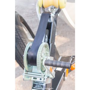 Dutton Winch Hook Strap, Polyester, 2600 Pound Tensile Strength, 4000 Pound Breaking Strength, Black, With Hook/ Mounting Hardware – 24240