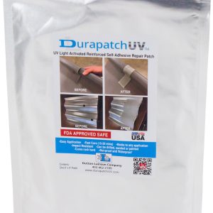 Dutton Multi Purpose Repair Patch, Durapatchuv ™, No Mix Patch, Self Adhesive 6 Inch X 9 Inch, Gray, Reinforced Polyester/ Plastic – 56713