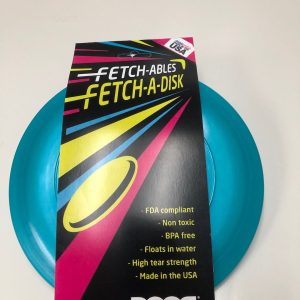 Doog USA Pet Toy, Fetch-Ables, Fetch-A-Disk, For Dogs, Flying Disk, Floatable, Blue, Bpa Free – FFS02