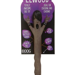 Doog USA Pet Toy, The Sticks, For Dogs, Fetching Stick, Elwood, Floatable, Brown, Rubber, With Rope – STICK05