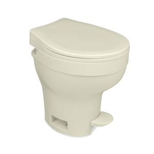 Dave Carter & Associates Toilet, Aqua-Magic ® VI, Permanent, High Profile, Round Sloclose ™ Seat and Cover with 17-1/2 Inch Seat Height – 50004